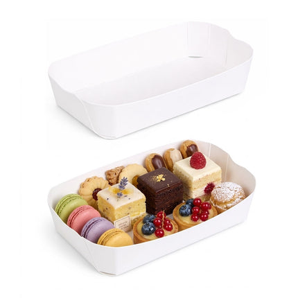 White Fruit Paper Trays 50pcs or Absorbent Pads 100pcs