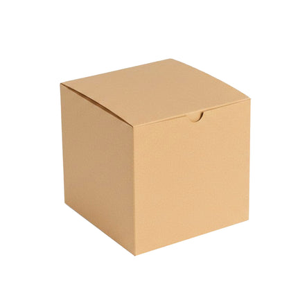 Kraft Gift Boxes 50pcs 10x10x10cm Party Favour Packaging Paper Boxes