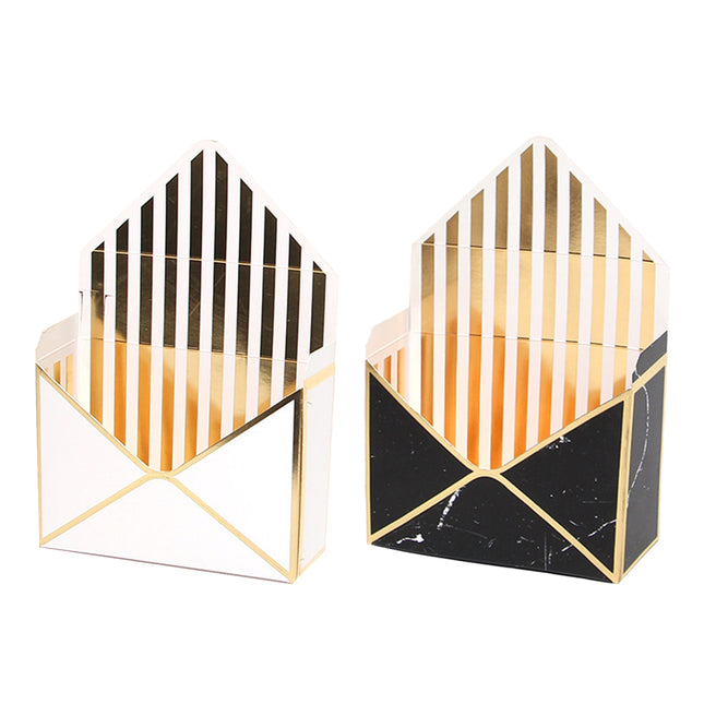 Envelope Flower Box Gift Packaging Floral Display Holder Wedding Retail 8PCS