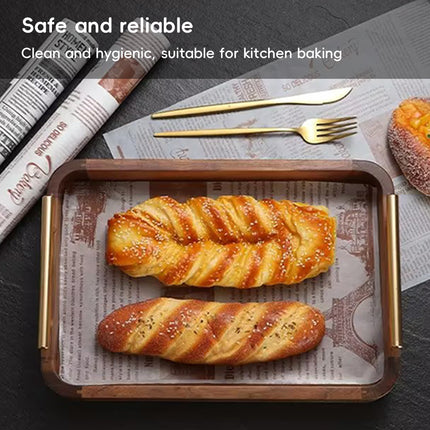 1 Pack Food-safe Pad Paper 18x18cm for Snack Baking Burger Use