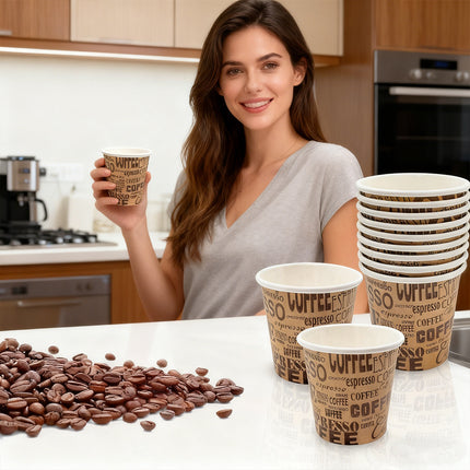 300PCS 50ml Mini Disposable Paper Cups for Party Wedding Birthday Event Use