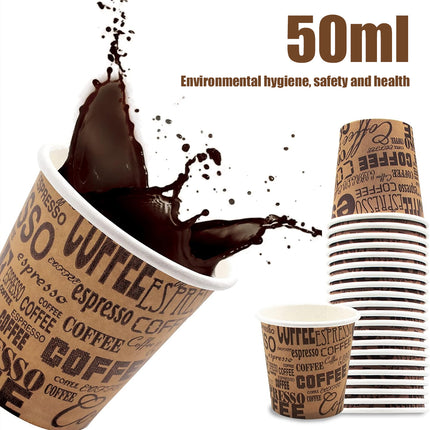 300PCS 50ml Mini Disposable Paper Cups for Party Wedding Birthday Event Use