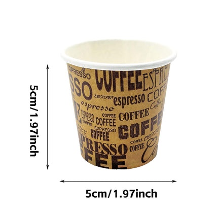 300PCS 50ml Mini Disposable Paper Cups for Party Wedding Birthday Event Use