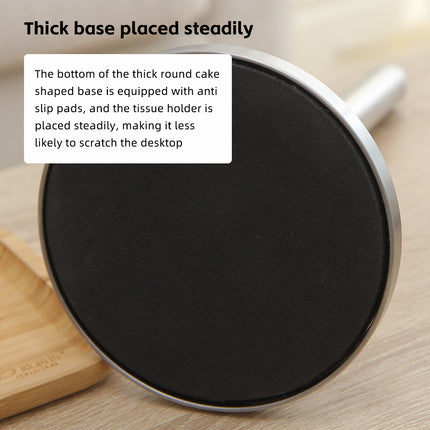 Vertical Tissue Holder Durable Stainless Steel for Kitchen Bathroom Storage Use