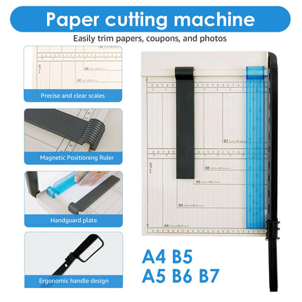 A4 Paper Cutter Non-Slip Base Durable for Office Home School Scrapbooking Craft