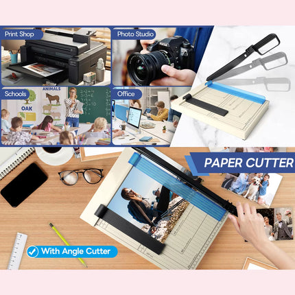 A4 Paper Cutter Non-Slip Base Durable for Office Home School Scrapbooking Craft