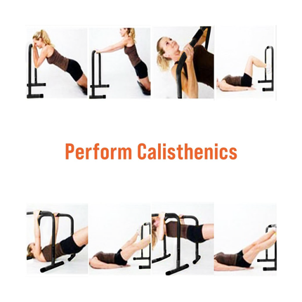 Training Parallel Bars Indoor Outdoor Fitness Equipment Movable Dip Station Home