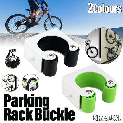 Mountain Bicycle Wall Mount Hook Road Bike Park Rack Buckle Stand Holder Clip - Aimall
