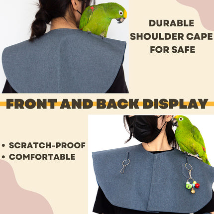 Parrot Shoulder Cape Anti Scratch Cover Bird Handling Training Protection