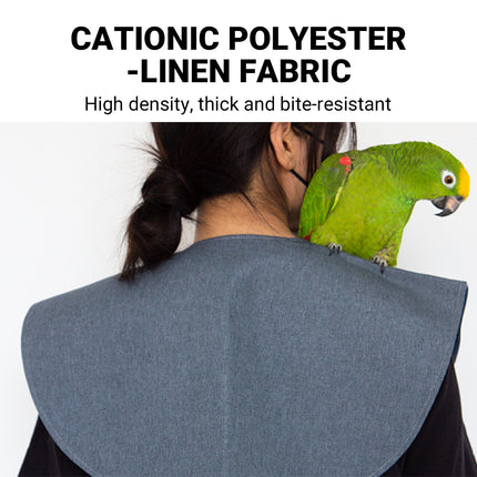 Parrot Shoulder Cape Anti Scratch Cover Bird Handling Training Protection