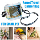 Portable Parrot Outing Bag for Travel Cage Carrying Case Pet Carrier for Bird