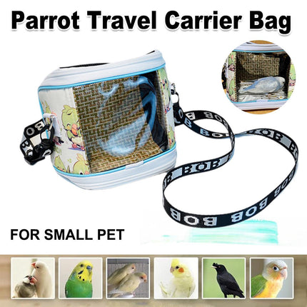 Portable Parrot Outing Bag for Travel Cage Carrying Case Pet Carrier for Bird