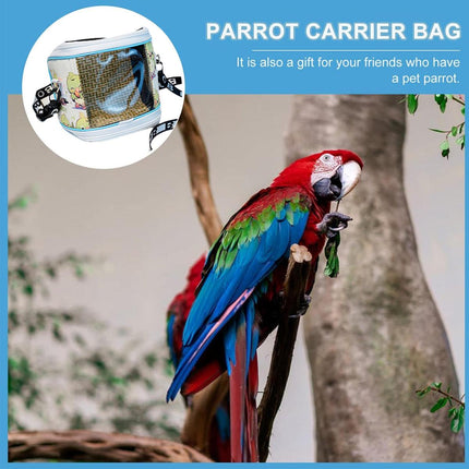 Portable Parrot Outing Bag for Travel Cage Carrying Case Pet Carrier for Bird