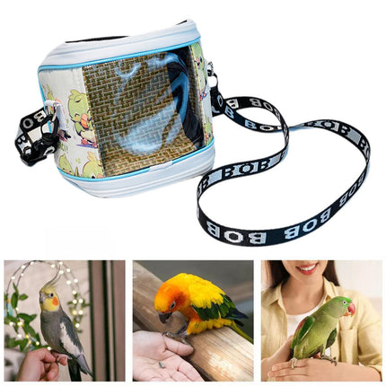 Portable Parrot Outing Bag for Travel Cage Carrying Case Pet Carrier for Bird