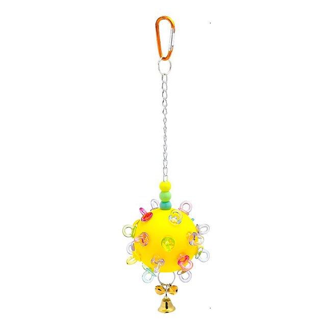 Pet Parrot Bird Toy Small Sun Multicolor Relieve Boredom Chew Bite Hanging Ball