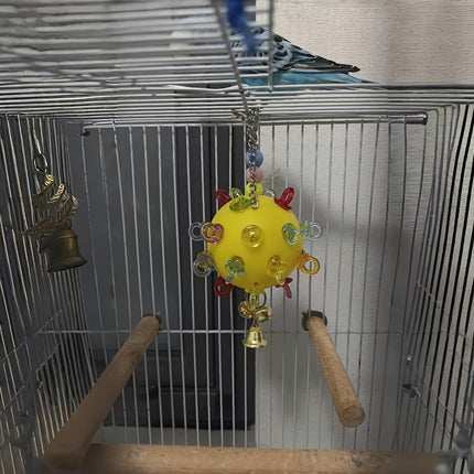 Pet Parrot Bird Toy Small Sun Multicolor Relieve Boredom Chew Bite Hanging Ball
