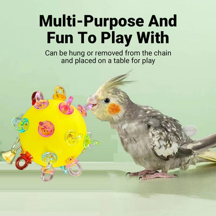 Pet Parrot Bird Toy Small Sun Multicolor Relieve Boredom Chew Bite Hanging Ball