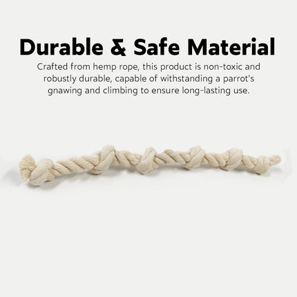 Parrot Chewing Climbing Rope Toy for Birds Cage Interactive Perch Play Equipment