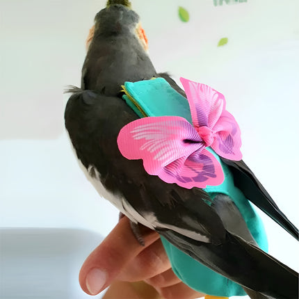 Parrot Vest Flight Suit Adjustable Pet Bird Clothes Leash For Outdoor Flying