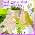 Creative Parrot Double Sided Hanging Swing Toy for Small Medium Parakeet Use