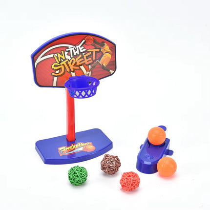 4PCS Parrot Toy Suit Educational Trolley Ring Training Swing Gnawing Toy Durable