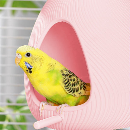 Egg Shaped Parrot Nest Chew Resistant Warm Soft for Small Medium Parakeets