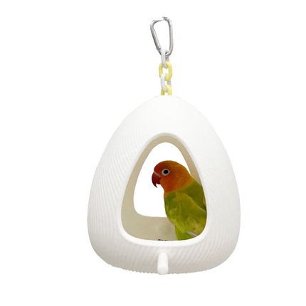 Egg Shaped Parrot Nest Chew Resistant Warm Soft for Small Medium Parakeets