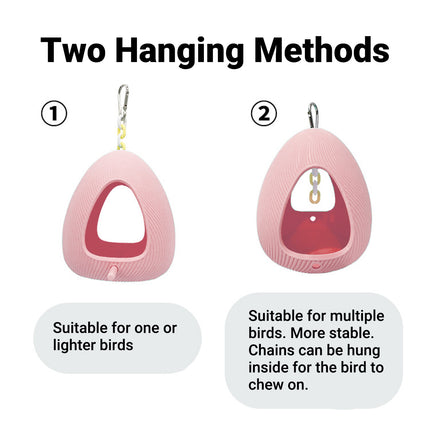 Egg Shaped Parrot Nest Chew Resistant Warm Soft for Small Medium Parakeets