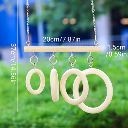 Parrot Chewing Boredom Relief Toy Hanging Ring for Small Medium Parakeet Durable