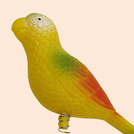Bouncy Spring Parrot Bird Toy Cage Perch Chew Toy for Cockatiels and Budgies