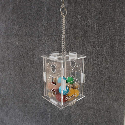 Parrot Foraging Toy Educational Bird Toy Interactive Feeder Cage Toy Training