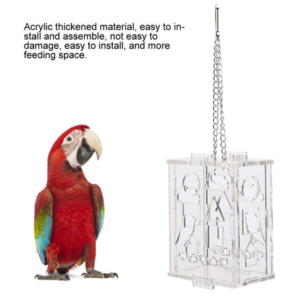 Parrot Foraging Toy Educational Bird Toy Interactive Feeder Cage Toy Training