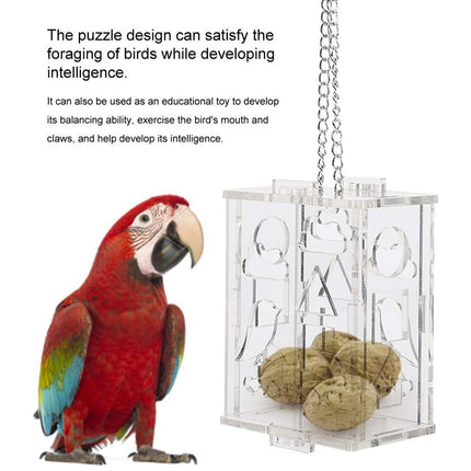 Parrot Foraging Toy Educational Bird Toy Interactive Feeder Cage Toy Training