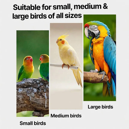 Black Multi Level Parrot Stand with Bowls Tray and Wheels