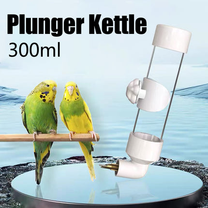 Bird Water Feeder Automatic Bird Cage Suspended Waterer Parakeet Water Dispenser