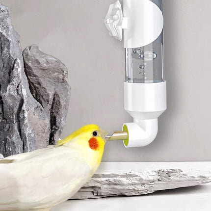 Bird Water Feeder Automatic Bird Cage Suspended Waterer Parakeet Water Dispenser