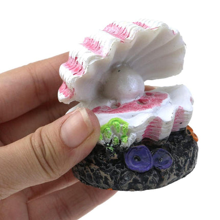 Fish Tank Aquascape Decoration Pearl Shell Ornament for Aquarium Landscape Decor