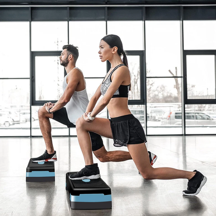 Adjustable Aerobic Step Platform Plastic Fitness Stepper for Workout Training