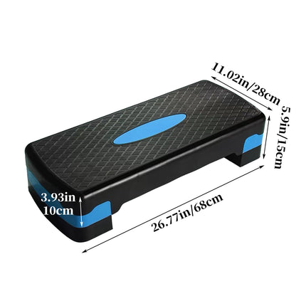 Adjustable Aerobic Step Platform Plastic Fitness Stepper for Workout Training