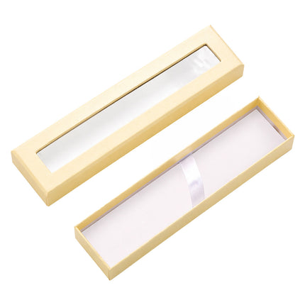 Single Pen Gift Boxes with Window 10 Pack 3 Colours