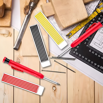 Carpenter Pencils Portable Easy to Use for Wood Metal Stone Construction Project