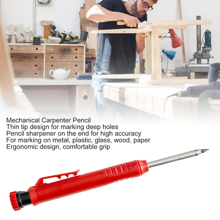 Carpenter Pencils Portable Easy to Use for Wood Metal Stone Construction Project