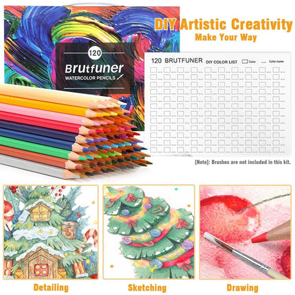 120/180 Colours Water-Soluble Colored Pens for Kids Adults Drawing Colouring