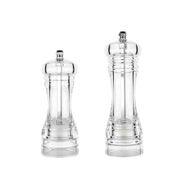 Transparent Manual Spice Grinder Bottle Multi Purpose Seasoning Dispenser