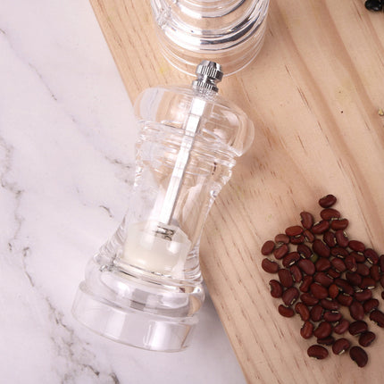 Transparent Manual Spice Grinder Bottle Multi Purpose Seasoning Dispenser