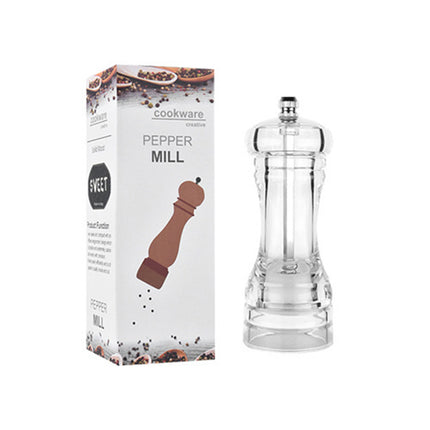 Transparent Manual Spice Grinder Bottle Multi Purpose Seasoning Dispenser