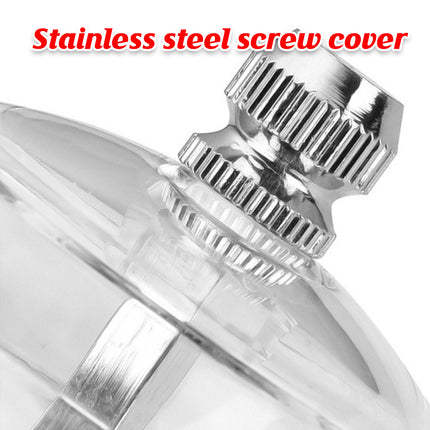 Transparent Manual Spice Grinder Bottle Multi Purpose Seasoning Dispenser