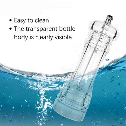 Transparent Manual Spice Grinder Bottle Multi Purpose Seasoning Dispenser