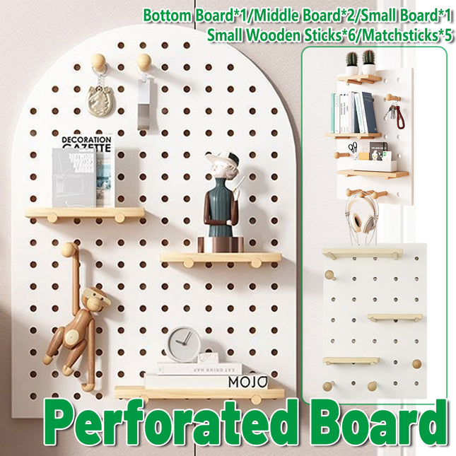 Wall Storage Shelf Panel Display Rack Cave Style Porch Shelf For Home Decoration