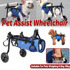 Pet Wheelchair Mobility Cart for Elderly Disabled Dog Walking Assistance Fixed
